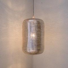 HANGING LAMP LMP FLSK BRASS SILVER PLATED 56 